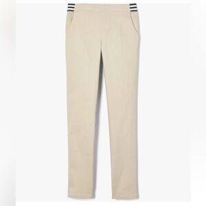 French Toast Girls Pull On Skinny Stretch Pant Elastic Waist Khaki 10 1/2 Plus